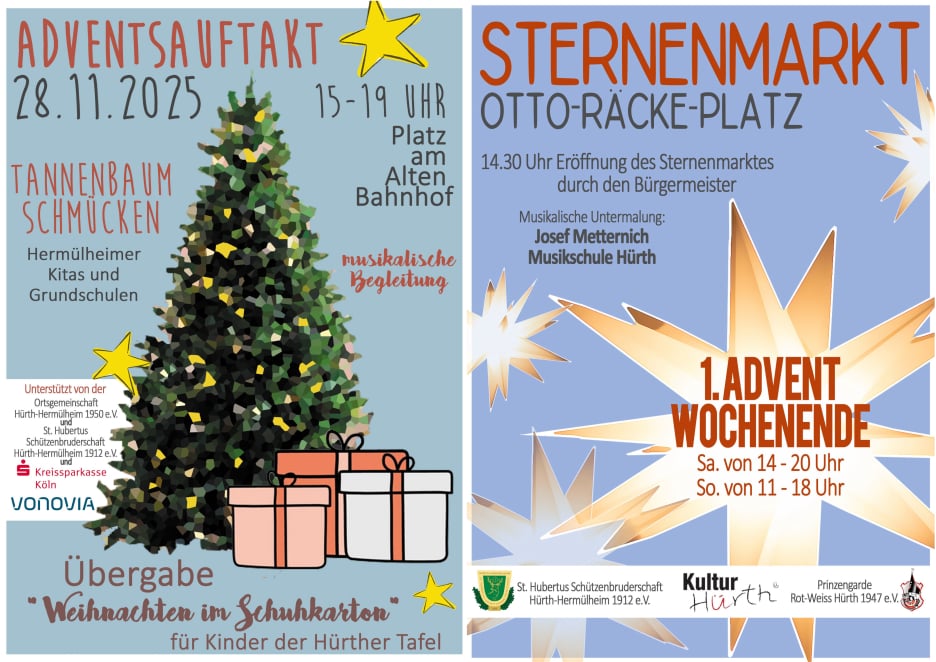 Tannenbaum schmücken und Sternenmarkt 2025